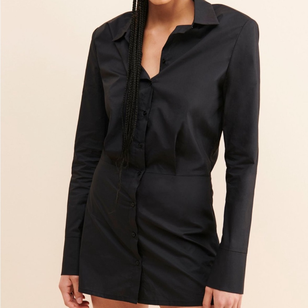 Lioness Mirror Image Black Mini Dress